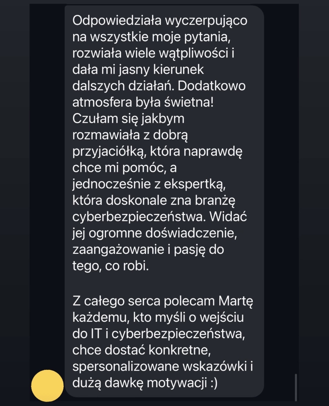 opinia konsultacje kareira w cyberbezpieczeństwie 2/2